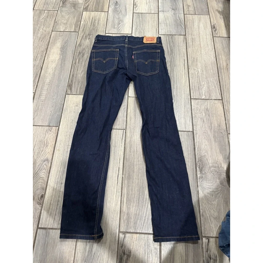 Levi's 502 Regular Taper Fit Men's Jeans Dark Wash Blue W28 L28